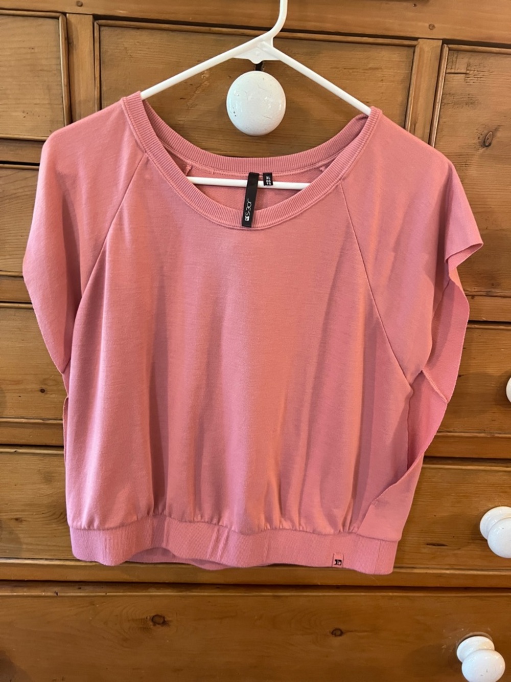 EUC s XL Joe's Jeans Dusty Rose Short Sleeve Pullover Flowy soft material